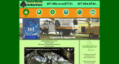 Desktop Screenshot of centralfloridaarborcare.com